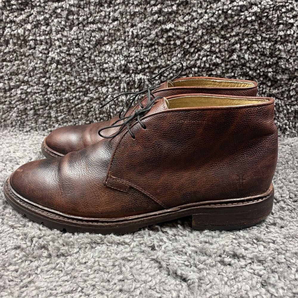 Frye Men's Chukka Boots - Rich Brown Leather